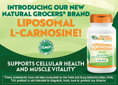 Natural Grocers Brand Liposomal L-Carnosine 250mg
