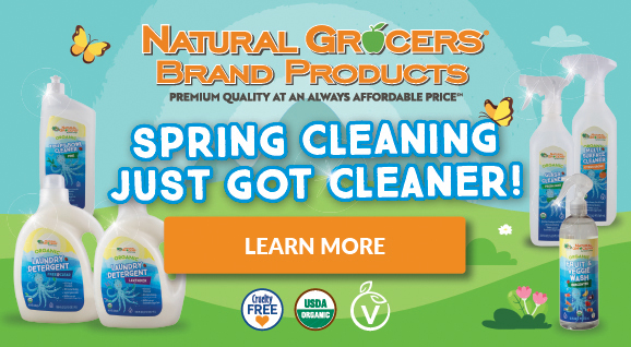 Spring Cleaning The Cleaner Way with Natural Grocers® Brand Organic Cleaning Products