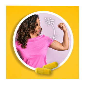 Person flexing